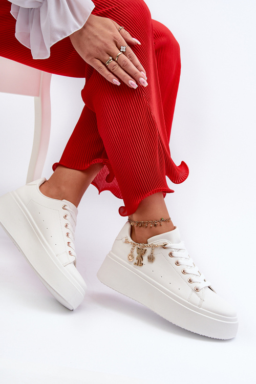 Жіночі кросівки з декором Celedria білі