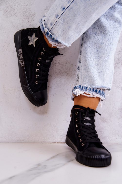 Класичні високі кросівки Big Star JJ274380 Чорні