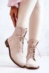 Замшеві чоботи Nicole Light Beige 2697 