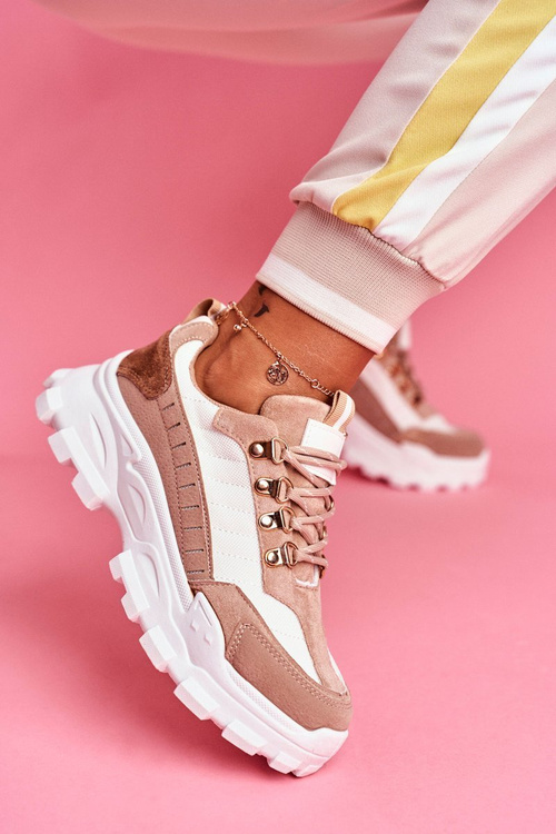 Спортивне жіноче взуття Бежево-білі Palmas