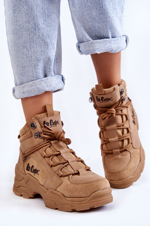 Жіноче трекінгове взуття Trappers Lee Cooper LCJ-22-31-1442 коричневий