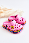 Дитячі тапочки поролонові Crocs Pink Charie