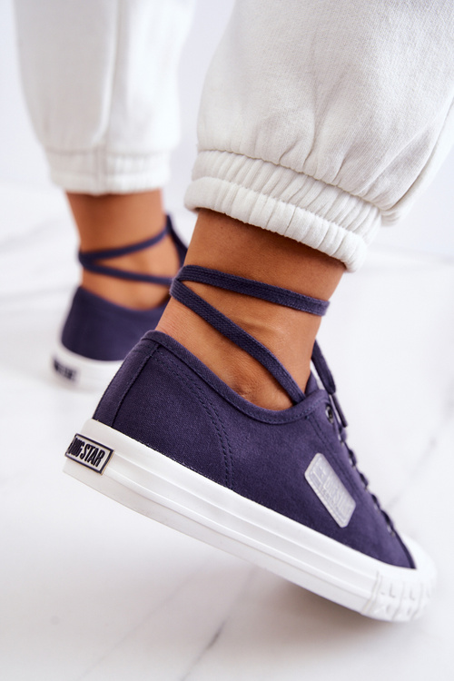 Класичні жіночі кросівки BIG STAR JJ274494 Темно-сині