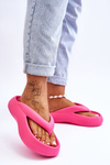 Жіночі поролонові шльопанці рожеві Roux