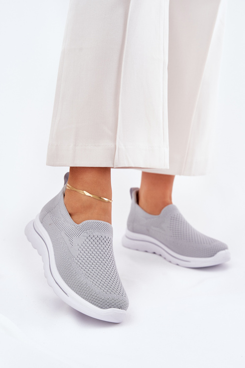 Жіночі Текстильні Сліпони Сірі Adiora