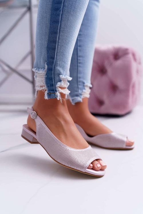 Жіночі босоніжки на плоскій підошві Sergio Leone SK809 Pink Skaldo