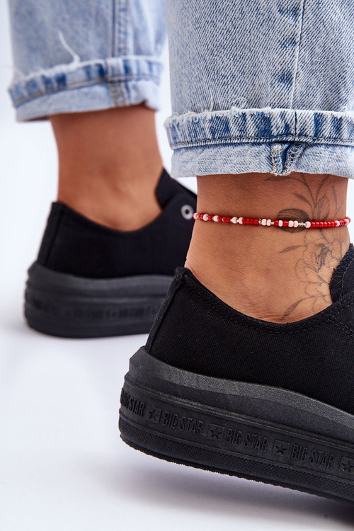 Жіночі кросівки на платформі Big Star LL274A176 Чорні