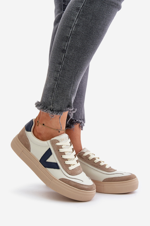 Жіночі шкіряні кросівки Vinceza 7923 Beige
