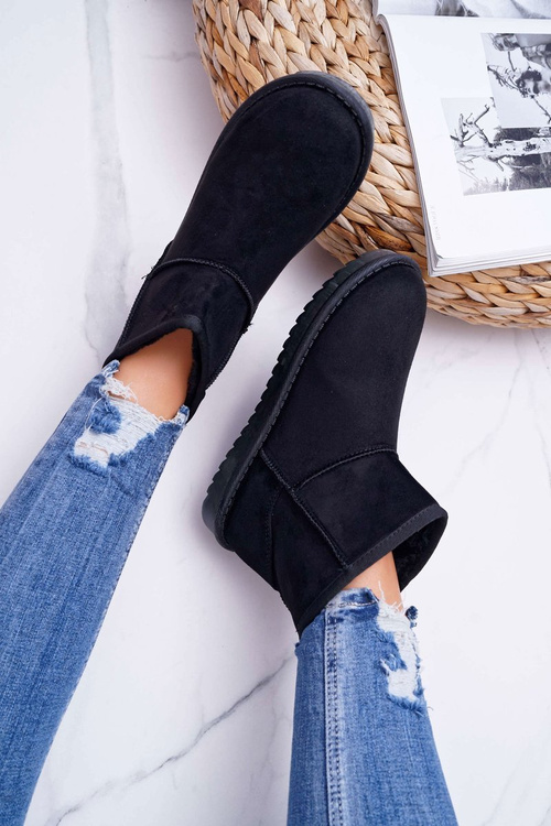 Жіночі чорні утеплені зимові черевики Borneo