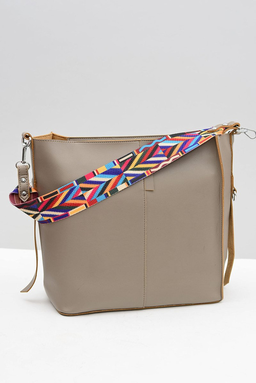 Жіноча велика сумка темно-сіра