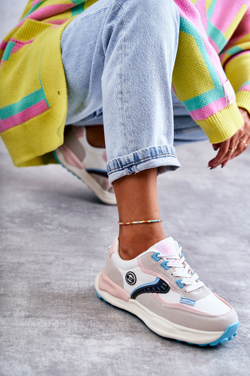 Жіночі спортивні кросівки Big Star KK274097 White and Pink