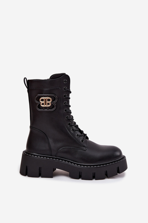 Теплі жіночі workery з оздобленням Чорна Melisse