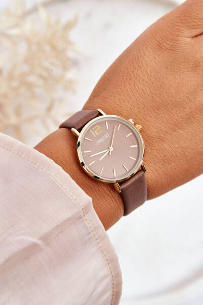 Дивитися на шкіряному ремінці без нікелю ERNEST Brown