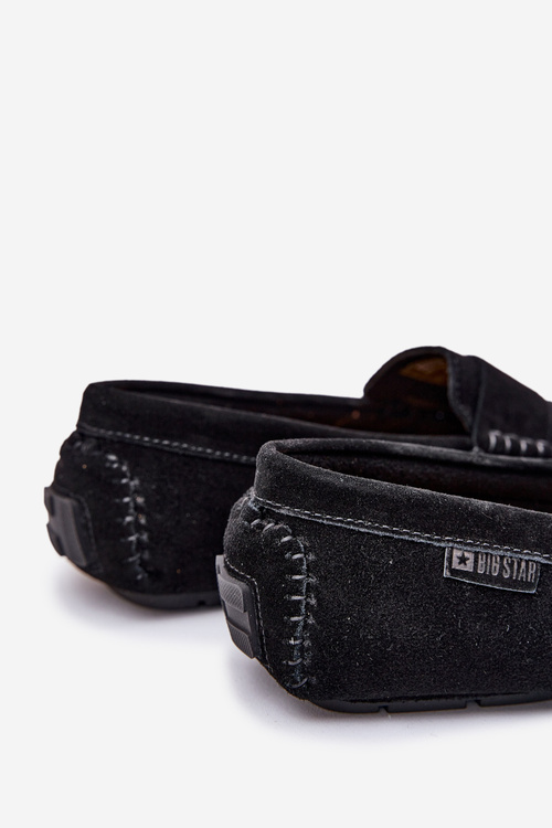 Замшеві Чоловічі Мокасини Big Star RR174049 Чорні