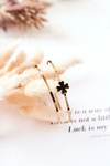 Сталеві браслети Clover Black and Gold