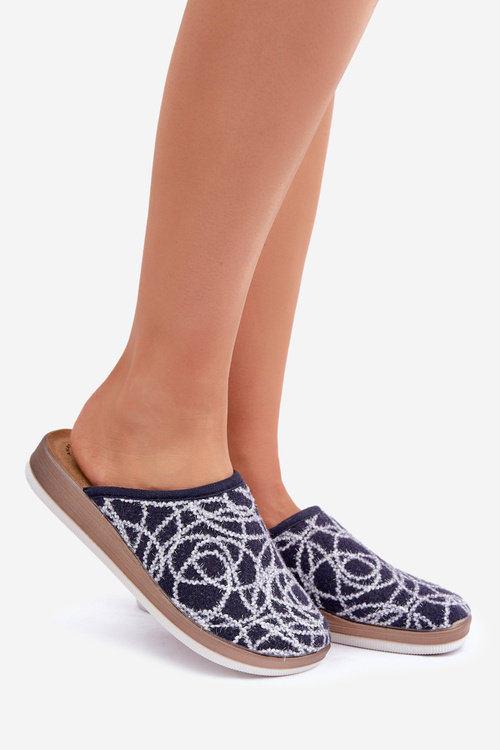 Блискучі Жіночі Тапочки Inblu CT000028 Темно-Сині