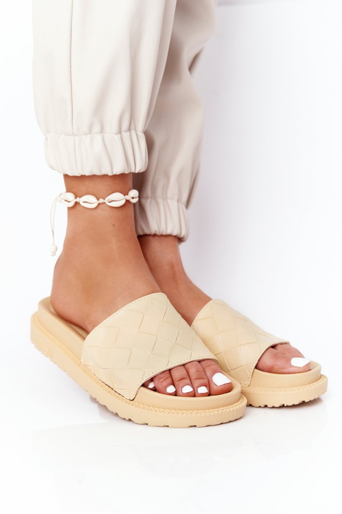 Жіночі тапочки на платформі Big Star HH274689 Жовті