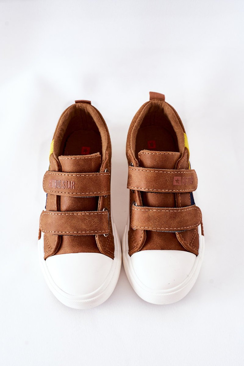 Дитячі кросівки на липучці Big Star II374017 Camel