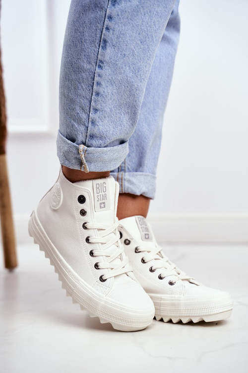 Жіночі кросівки Big Star High Warm White GG274108