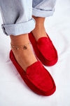 Жіночі мокасини Red Suede Morreno