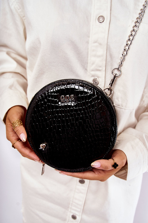 Лакована сумочка GOE ZNJ007 чорна