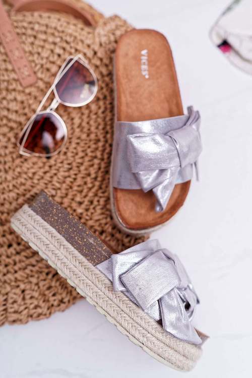 Жіночі шльопанці Vices Silver 6275
