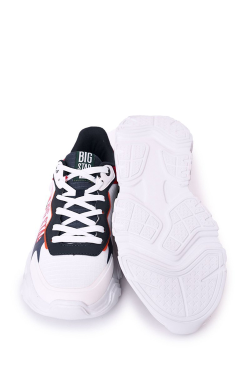 Чоловіче спортивне взуття Memory Foam Big Star HH174208 White-Navy