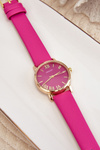 Рожевий жіночий годинник Ernest E97316