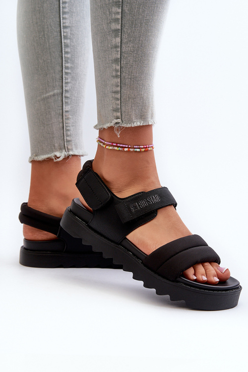 Жіночі босоніжки на платформі Big Star NN274750 Чорні