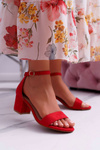 Жіночі босоніжки на шпильці Red Zephira