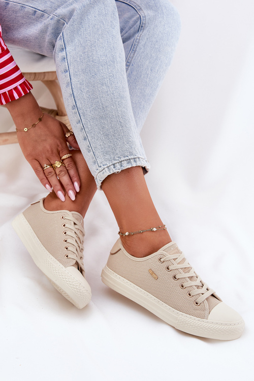 Жіночі Тканинні Кросівки Big Star RR274767 Бежеві