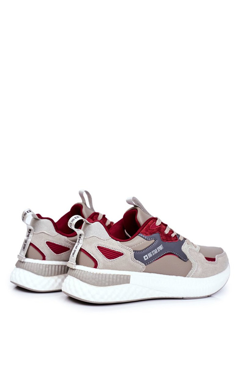 Чоловіче спортивне взуття Big Star Grey Burgund GG174463
