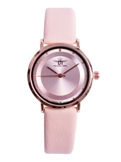 Жіночий годинник Michael John Paule Pink