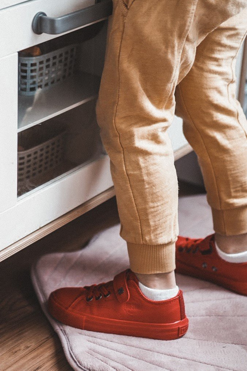 Дитячі шкіряні кросівки BIG STAR EE374036 Червоні