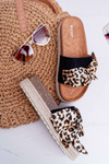 Жіночі шльопанці Vices Black Leopard 6275