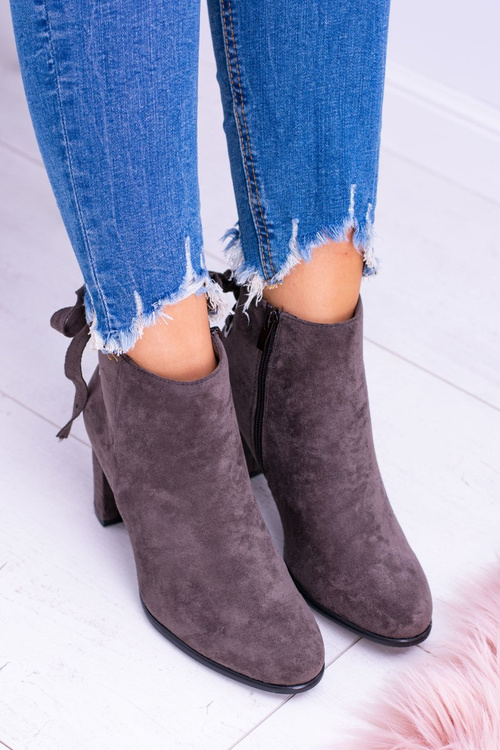 Чоботи на шпильці Sergio Leone Coffee Suede Symphony