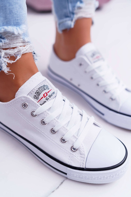 Жіночі низькі кросівки Smith's White