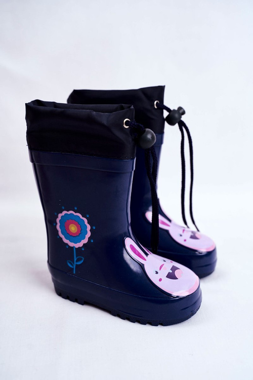 Дитячі гумові чоботи-калоші Navy Rabbit Mordeso