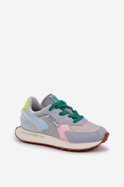 Жіночі Кросівки На Платформі Memory Foam System Big Star NN274682 Сині