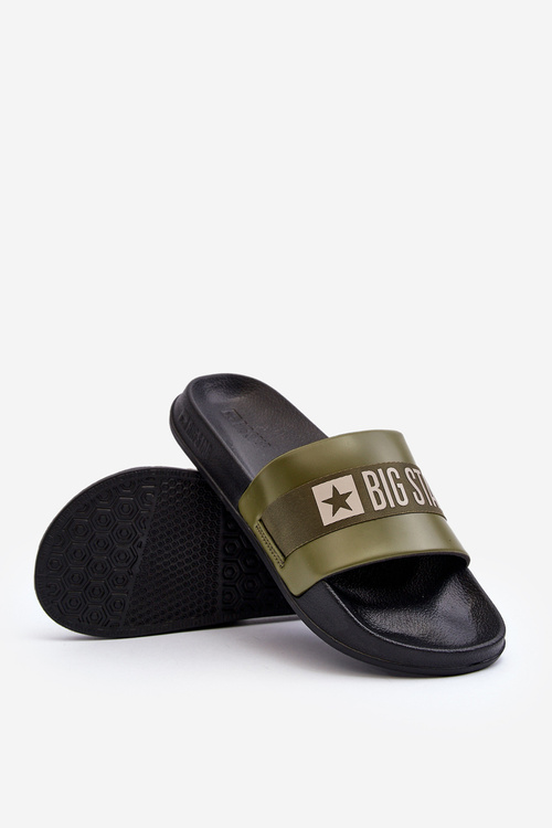 Чоловічі класичні шльопанці Big Star LL174458 Хакі