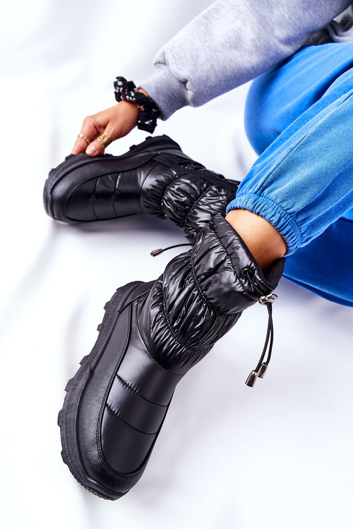 Жіночі зимові черевики Black Starbone