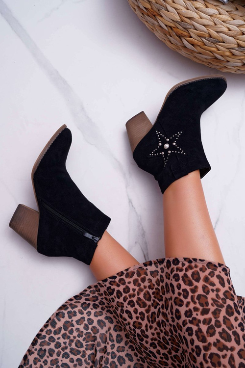 Жіночі ковбойські чоботи Black Cowber