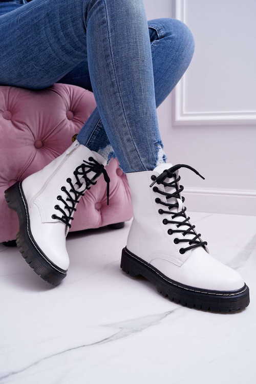 Чоботи жіночі Glans Workers White Barski 56-5