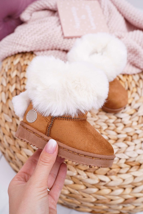 Дитячі чоботи Snow Boots з хутром Camel Kiks