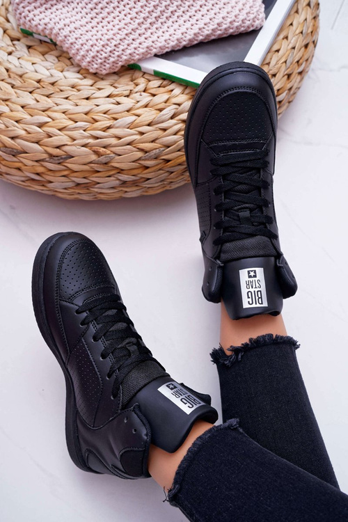 Жіночі високі кросівки Big Star чорні EE274211