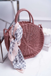 Рожева плетена сумочка Octario