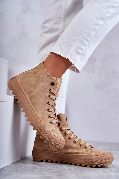Жіночі кросівки Big Star High Warm Camel GG274072