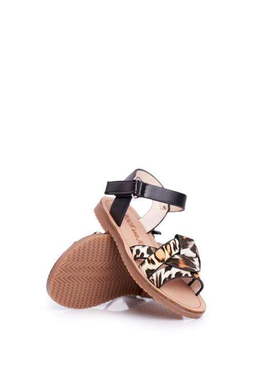 Дитячі босоніжки на липучці для дівчинки Panther Mimi