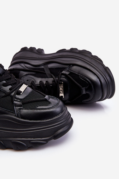 Спортивне взуття на масивній платформі GOE LL2N4030 Чорний