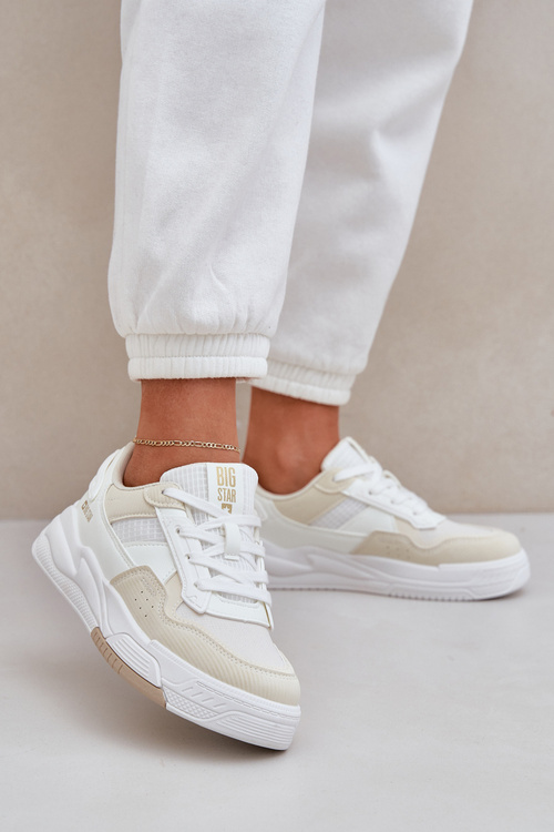 Кросівки На Платформі Big Star OO274A155 Біло-Бежеві